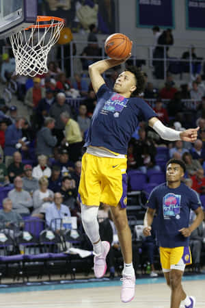 Cade Cunningham Warmup Dunk Wallpaper