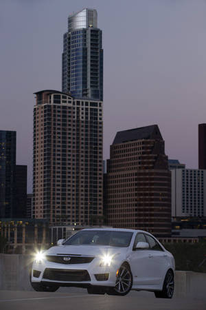 Cadillac Car At Dawn From Iphone Wallpaper