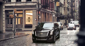 Cadillac Escalade In Its Full Glory Wallpaper