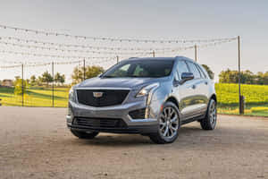 Cadillac Xt5 In Lustrous White Wallpaper