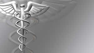 Caduceus Medical Symbol3 D Illustration Wallpaper