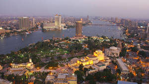 Cairo Geriza Island Landscape Wallpaper