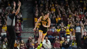 Caitlin Clark Celebration Iowa Basketball Wallpaper