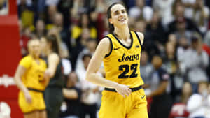 Caitlin Clark Iowa Basketball Game Wallpaper