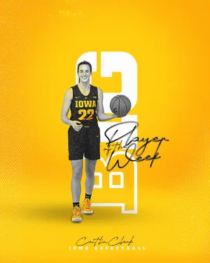 Caitlin Clark Playerofthe Week Wallpaper