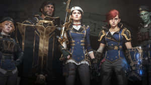 Caitlyn Arcane And Team Wallpaper