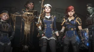 Caitlyn Arcane And Team Wallpaper