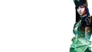 Caitlyn Arcane Character Art Wallpaper