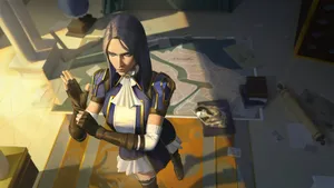 Caitlyn Arcane Tactical Stance Wallpaper