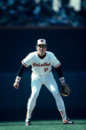 Cal Ripken Jr White Orioles Jersey Wallpaper