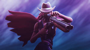 Calamity Fortnite Cape And Guns Wallpaper