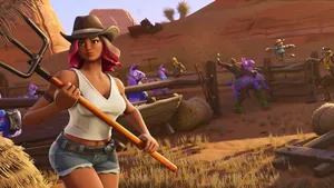 Calamity Fortnite Down On The Ranch Wallpaper