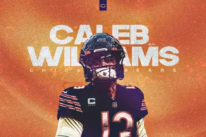 Caleb Williams Chicago Bears Artwork Wallpaper