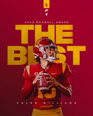 Caleb Williams2022 Maxwell Award Promotional Poster Wallpaper