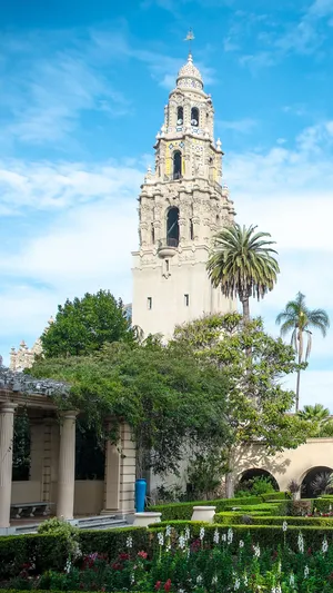 California Tower In San Diego Iphone Wallpaper