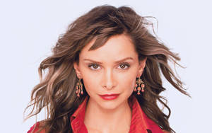 Calista Flockhart American Actress Headshot Portrait Wallpaper