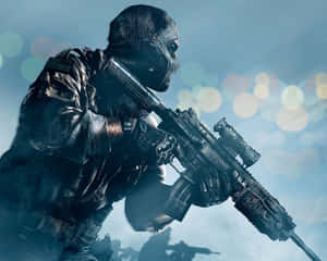 Call Of Duty Ghosts - Intense Gaming Action Wallpaper