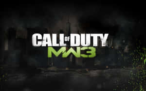 Call Of Duty Modern Warfare 3 Dark Background Logo Wallpaper