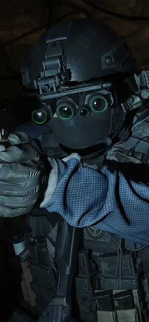 Call Of Duty Modern Warfare Dark Cave Iphone Wallpaper