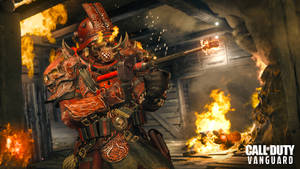 Call Of Duty Vanguard Inferno Skin Shooter Wallpaper