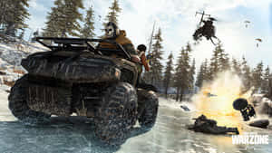 Call Of Duty Vehicles In Action Wallpaper