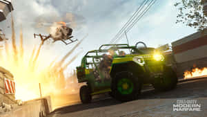 Call Of Duty Vehicles In Action Wallpaper