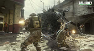 Callof Duty Modern Warfare Combat Scene Wallpaper