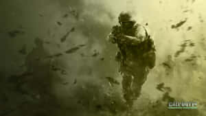 Callof Duty Modern Warfare4 Soldierin Action Wallpaper