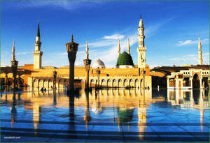 Calm Madina Sharif In Morning Wallpaper