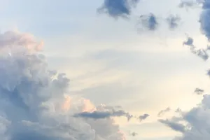 Calm White Sky Wallpaper