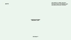 Calming Off White Desktop Wallpaper