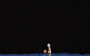 Calvin And Hobbes Macbook Pro Aesthetic Wallpaper