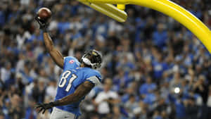 Calvin Johnson Catching Football Wallpaper