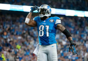 Calvin Johnson Detroit Lions Game Action Wallpaper