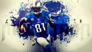 Calvin Johnson Dynamic N F L Action Wallpaper