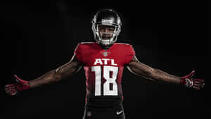 Calvin Ridley Atlanta Falcons Pose Wallpaper