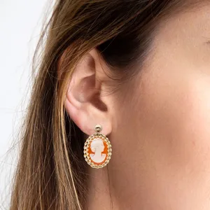 Cameo Earring Closeup Wallpaper