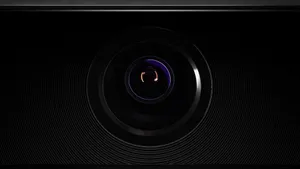 Camera Lens Closeup Black Background Wallpaper