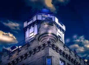 Camera Obscura Edinburghat Dusk Wallpaper