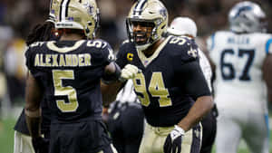 Cameron Jordan With Alexander Wallpaper