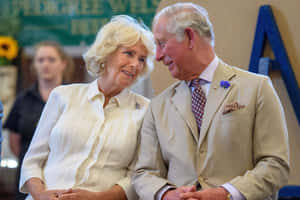 Camilla Leaning Towards Charles Wallpaper