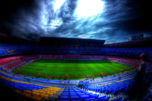 Camp_ Nou_ Stadium_ Dramatic_ Sky Wallpaper