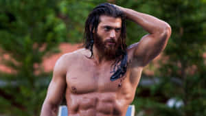 Can Yaman - An Epitome Of Handsome Charm Wallpaper