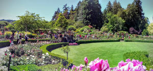 Canada's Butchart Gardens Wallpaper