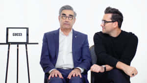 Canadian Actor Eugene Levy In A Thoughtful Pose. Wallpaper