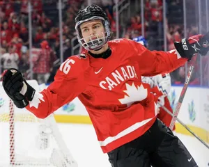 Canadian Hockey Player Celebration Wallpaper