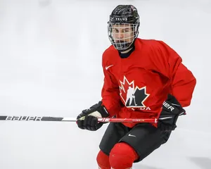 Canadian Hockey Player Training Wallpaper