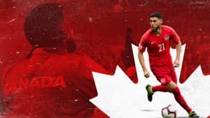 Canadian Professional Soccer Player Jonathan Osorio Wallpaper