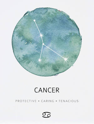 Cancer Zodiac Minimalist Clouds Wallpaper