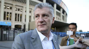 Candid Davor Suker Public Interview Wallpaper